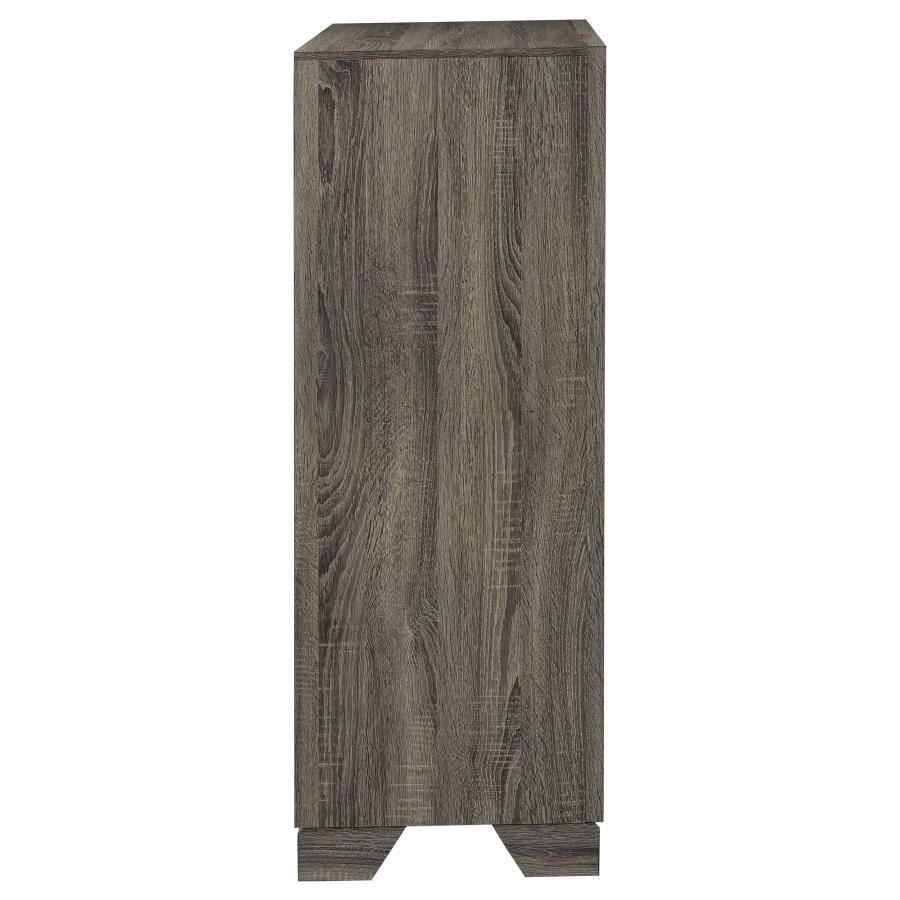 Wright - 4 - Drawer Chest Of Drawers - Brown Oak Accent Chest modern furniture Contempo Furniture