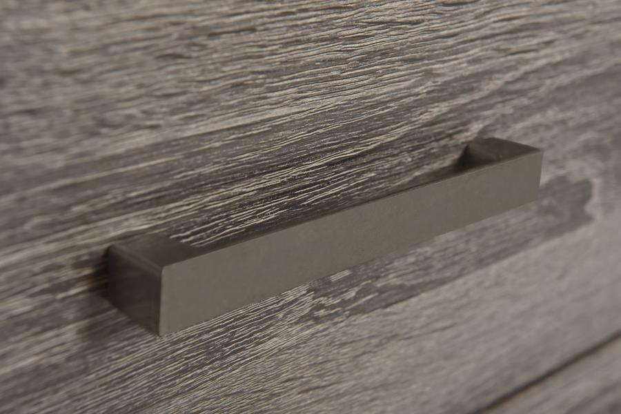 Wright - 6 - Drawer Dresser Cabinet - Brown Oak Dressers modern furniture Contempo Furniture