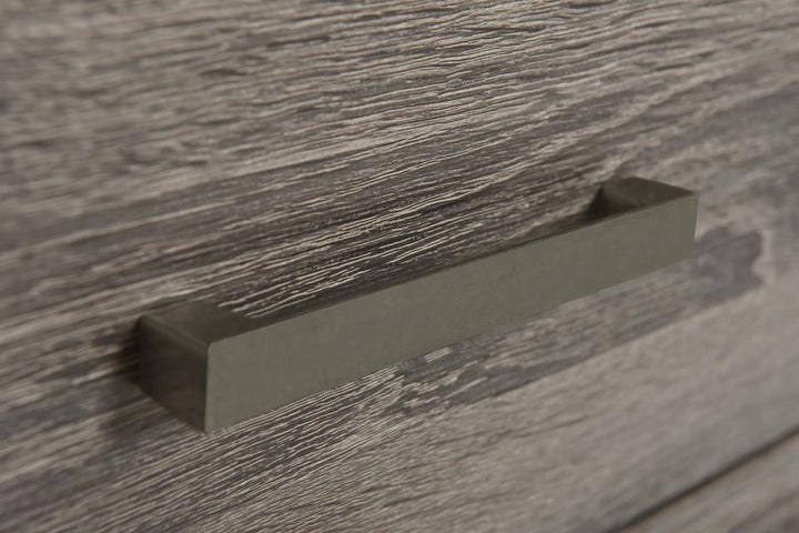 Wright - 6 - Drawer Dresser Cabinet - Brown Oak Dressers modern furniture Contempo Furniture