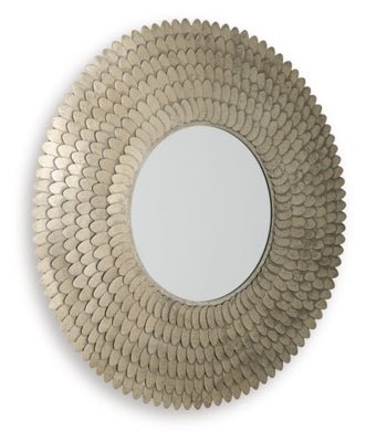 Wrightmund Accent Mirror - Beige Accent Mirror modern furniture Contempo Furniture