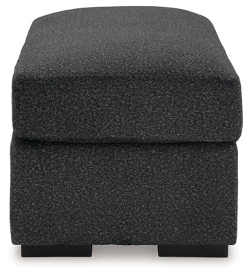 Wryenlynn Ottoman - Black Upholstered Ottoman modern furniture Contempo Furniture