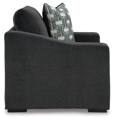 Wryenlynn Oversized Chair - Black Arm Chair modern furniture Contempo Furniture