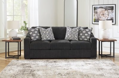 Wryenlynn Sofa - Black Stationary Sofa modern furniture Contempo Furniture
