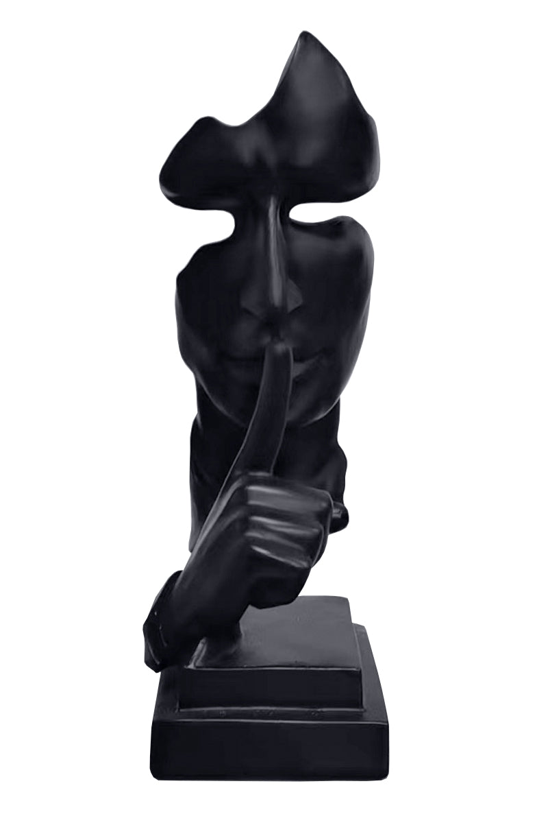 Whisper Modern Black Sculpture