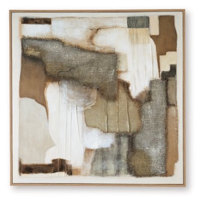 Wylander Wall Art - Light Brown Canvas Art modern furniture Contempo Furniture