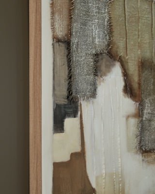 Wylander Wall Art - Light Brown Canvas Art modern furniture Contempo Furniture