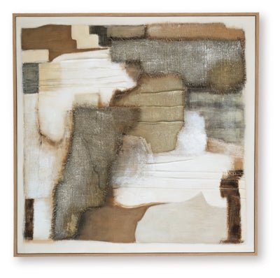 Wylander Wall Art - Light Brown Canvas Art modern furniture Contempo Furniture