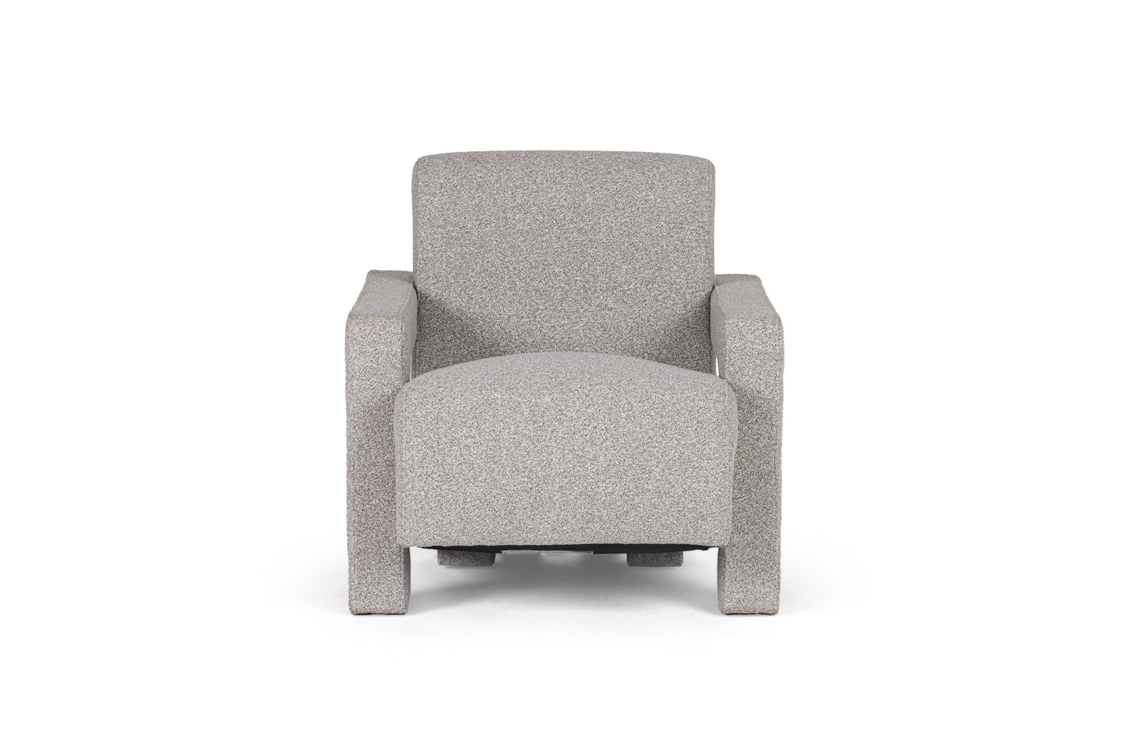 Wylie - Modern Light Grey-Beige Fabric Accent Chair