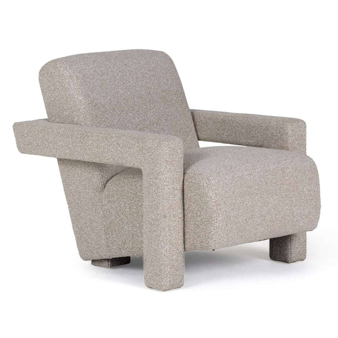 Wylie - Modern Beige Fabric Accent Chair