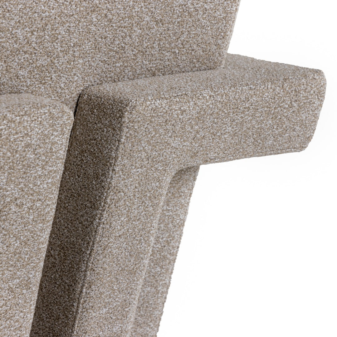 Wylie - Modern Beige Fabric Accent Chair