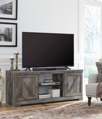 Wynnlow 63" TV Stand - Gray TV Stand modern furniture Contempo Furniture