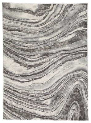 Wysdale 7'10" x 10'3" Rug - Dark Gray Accent Rug modern furniture Contempo Furniture