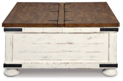 Wystfield Coffee Table - Light Brown Cocktail Table modern furniture Contempo Furniture