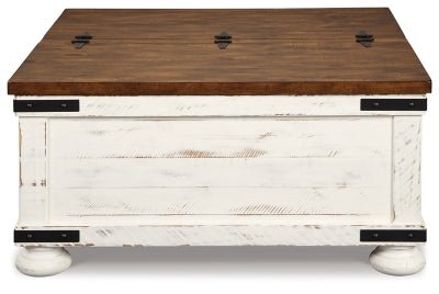 Wystfield Coffee Table - Light Brown Cocktail Table modern furniture Contempo Furniture