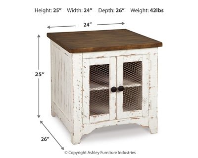 Wystfield End Table - Light Brown End Table modern furniture Contempo Furniture