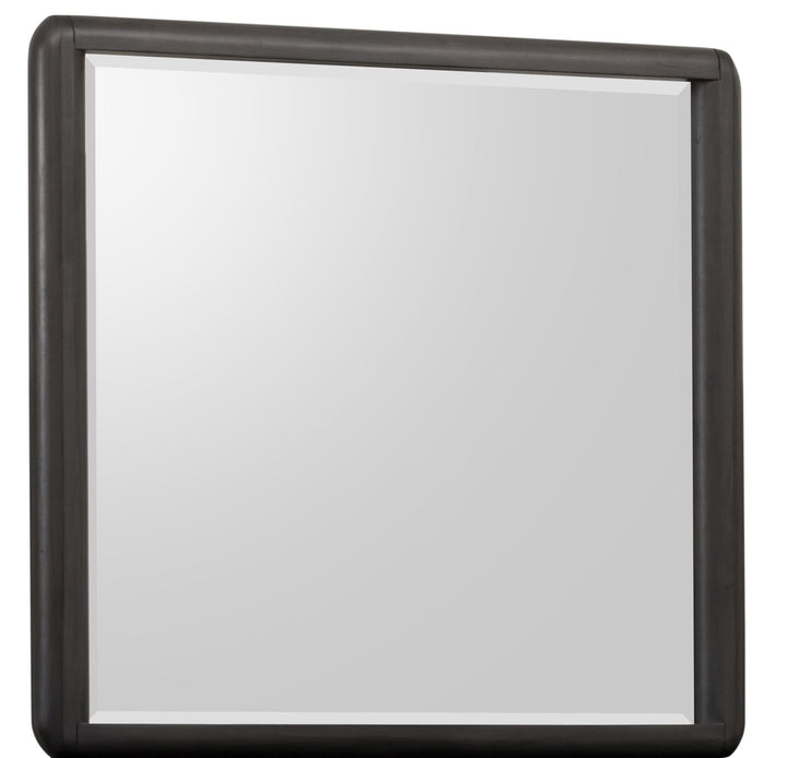 Xolani Beveled Glass Wall or Dresser Mirror in Jaguar Mirror modern furniture Contempo Furniture