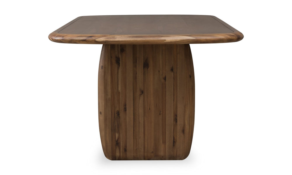 Xolani Rectangular Acacia Wood Pedestal Table in Impala