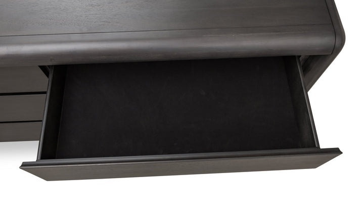 Xolani Six Drawer Acacia Wood Dresser in Jaguar Dresser modern furniture Contempo Furniture