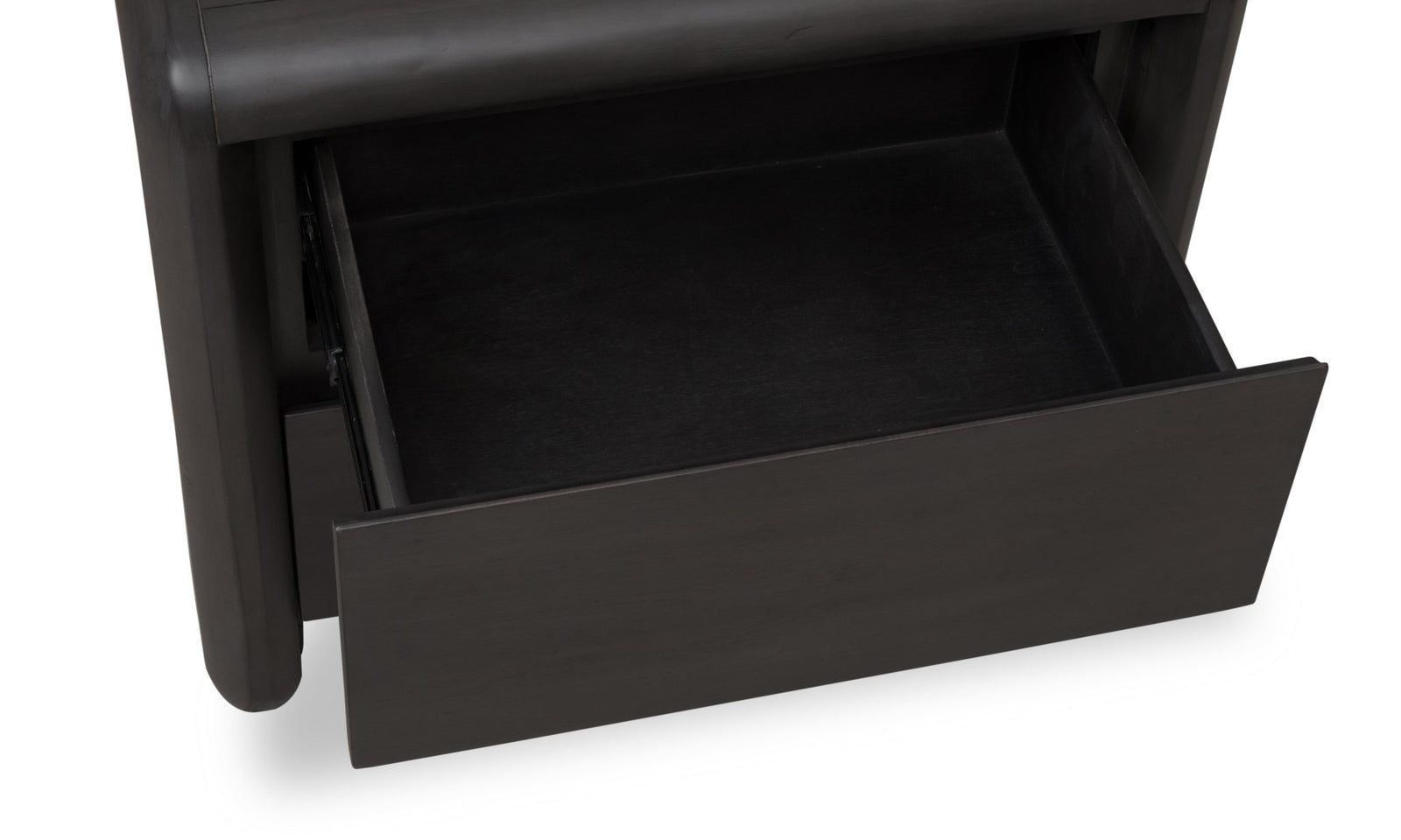 Xolani Two Drawer Acacia Wood Nightstand in Jaguar Nightstand modern furniture Contempo Furniture