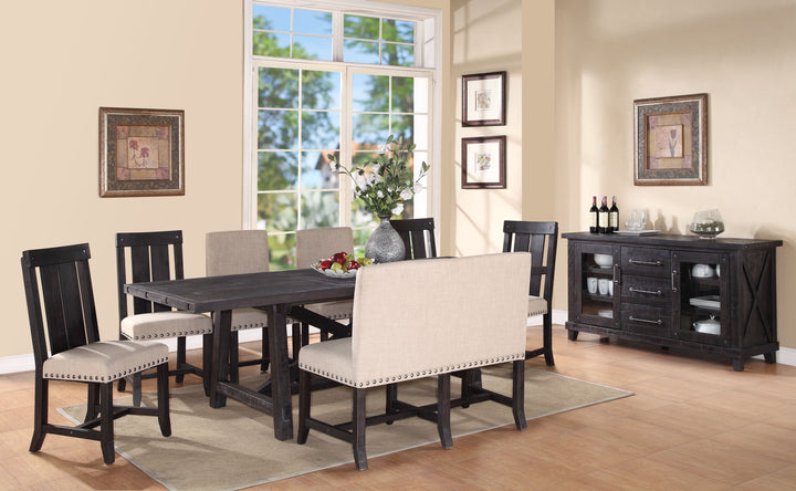 Modus Furniture 7Yc961 Yosemite Solid Wood Rectangular Extension Table