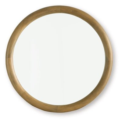 Yadiel Accent Mirror - Light Brown Accent Mirror modern furniture Contempo Furniture