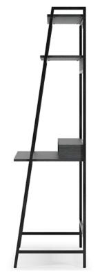 Yarlow 36" Home Office Desk with Shelf - Black Computer Desks modern furniture Contempo Furniture