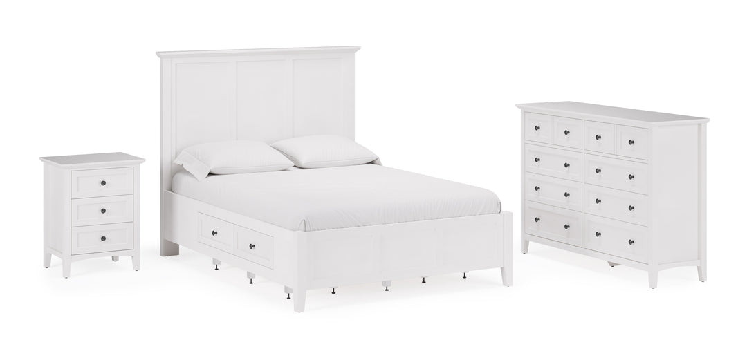Modus Furniture Pnra82A Grace Eight Drawer Dresser In Snowfall White 2024