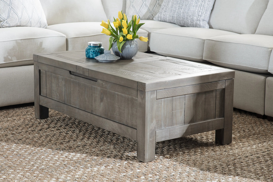 Modus Furniture 9Y1322 Taryn One Drawer End Table In Rustic Grey