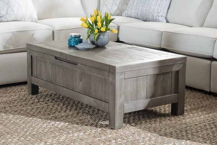 Modus Furniture 9Y1322 Taryn One Drawer End Table In Rustic Grey