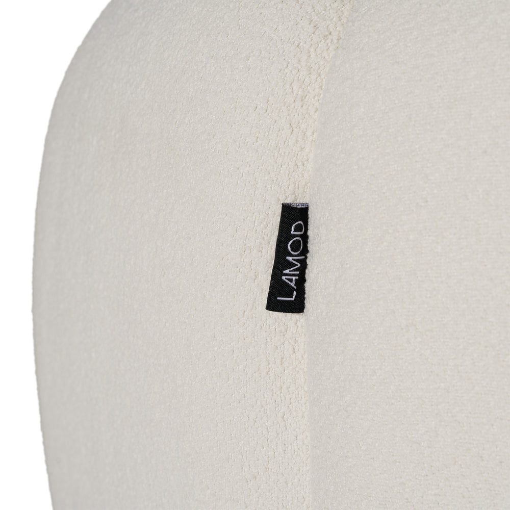 Yolonda - Modern Curved Off-White Fabric Sofa Set - View 13