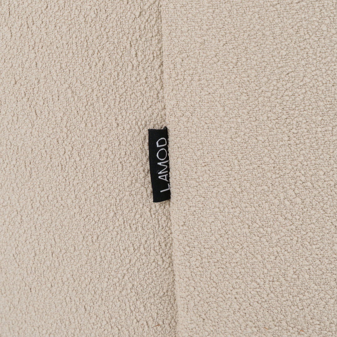 Yolonda - Modern Beige Fabric Bed