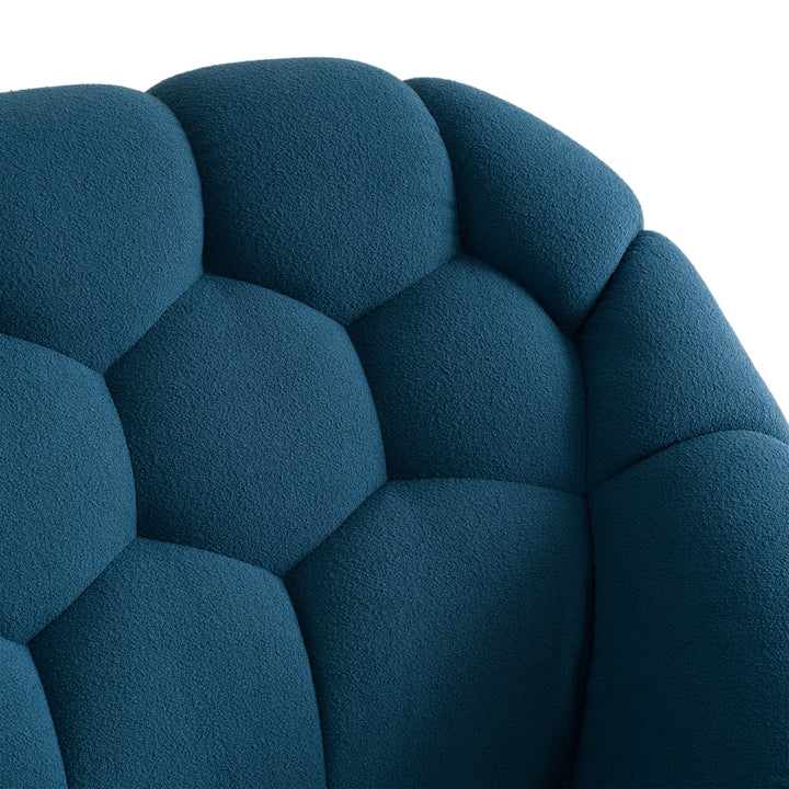 Yolonda - Modern Dark Teal Fabric Bed