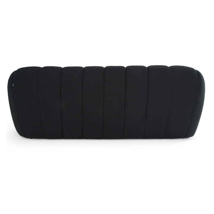 Yolonda - Modern Black Fabric Bed