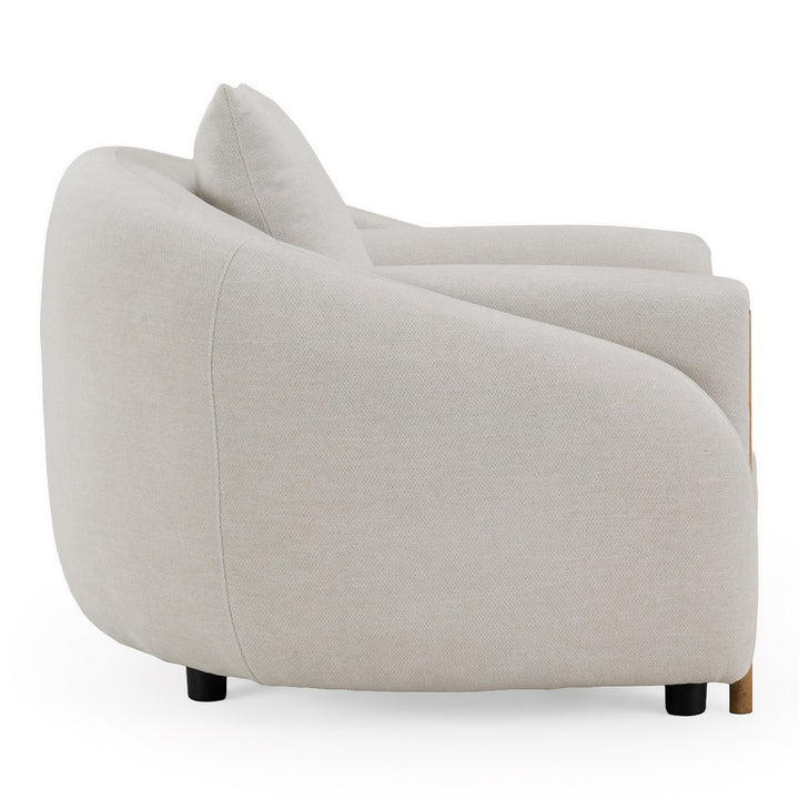 Yorba - Modern Beige Fabric Accent Chair