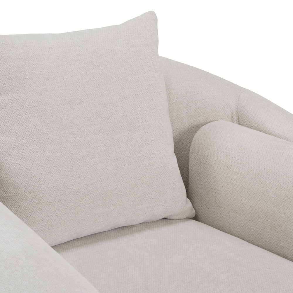 Yorba - Modern Beige Fabric Accent Chair
