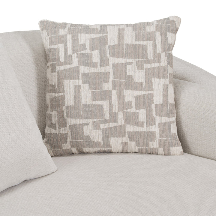 Yorba - Modern Beige Fabric Loveseat