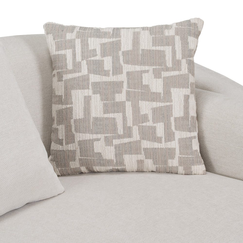 Yorba - Modern Beige Fabric Loveseat