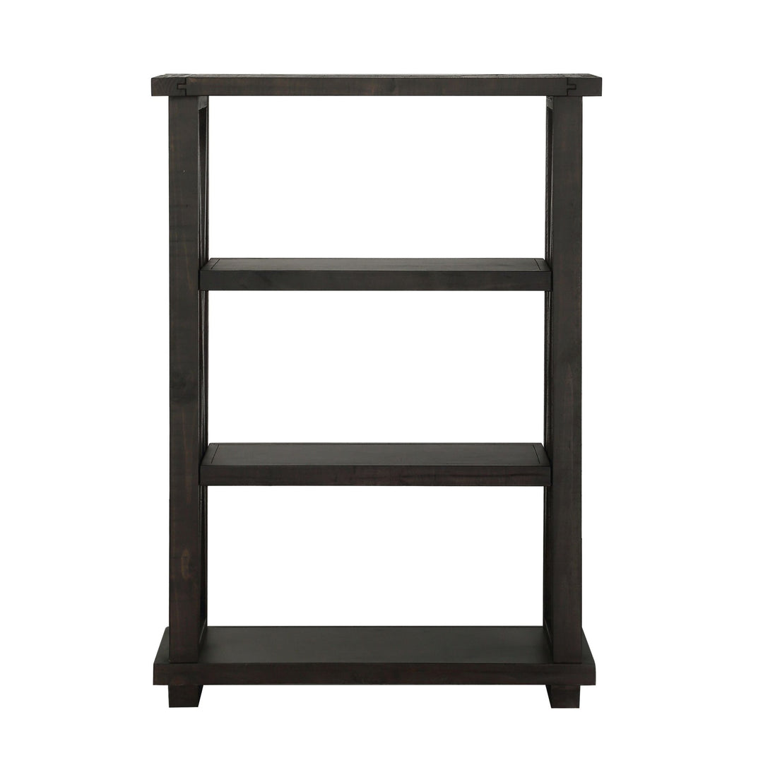 Yosemite Solid Wood 54x39 inch Bookshelf in Cafe Bookcase modern furniture Contempo Furniture