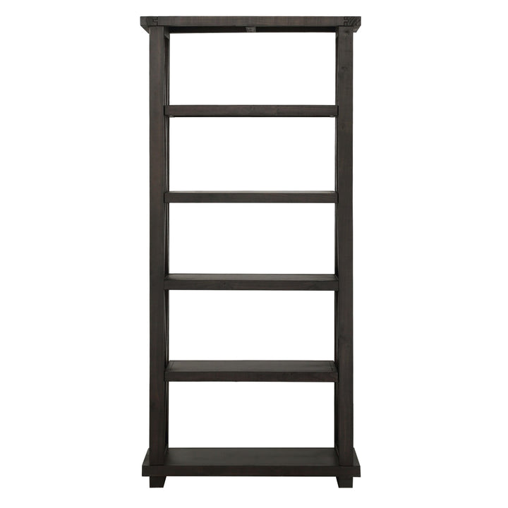 Yosemite Solid Wood 82x39 inch Bookshelf in Cafe Bookcase modern furniture Contempo Furniture