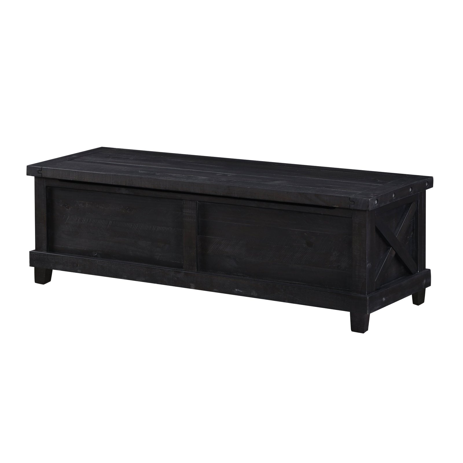 Yosemite Solid Wood Blanket Box in Cafe Benches modern furniture Contempo Furniture