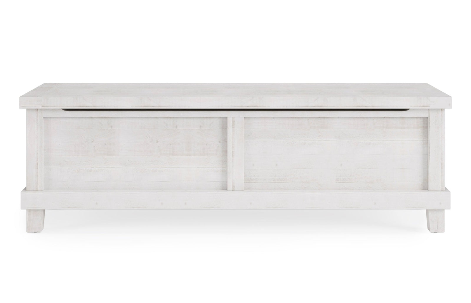 Yosemite Solid Wood Blanket Box in Rustic White Benches modern furniture Contempo Furniture