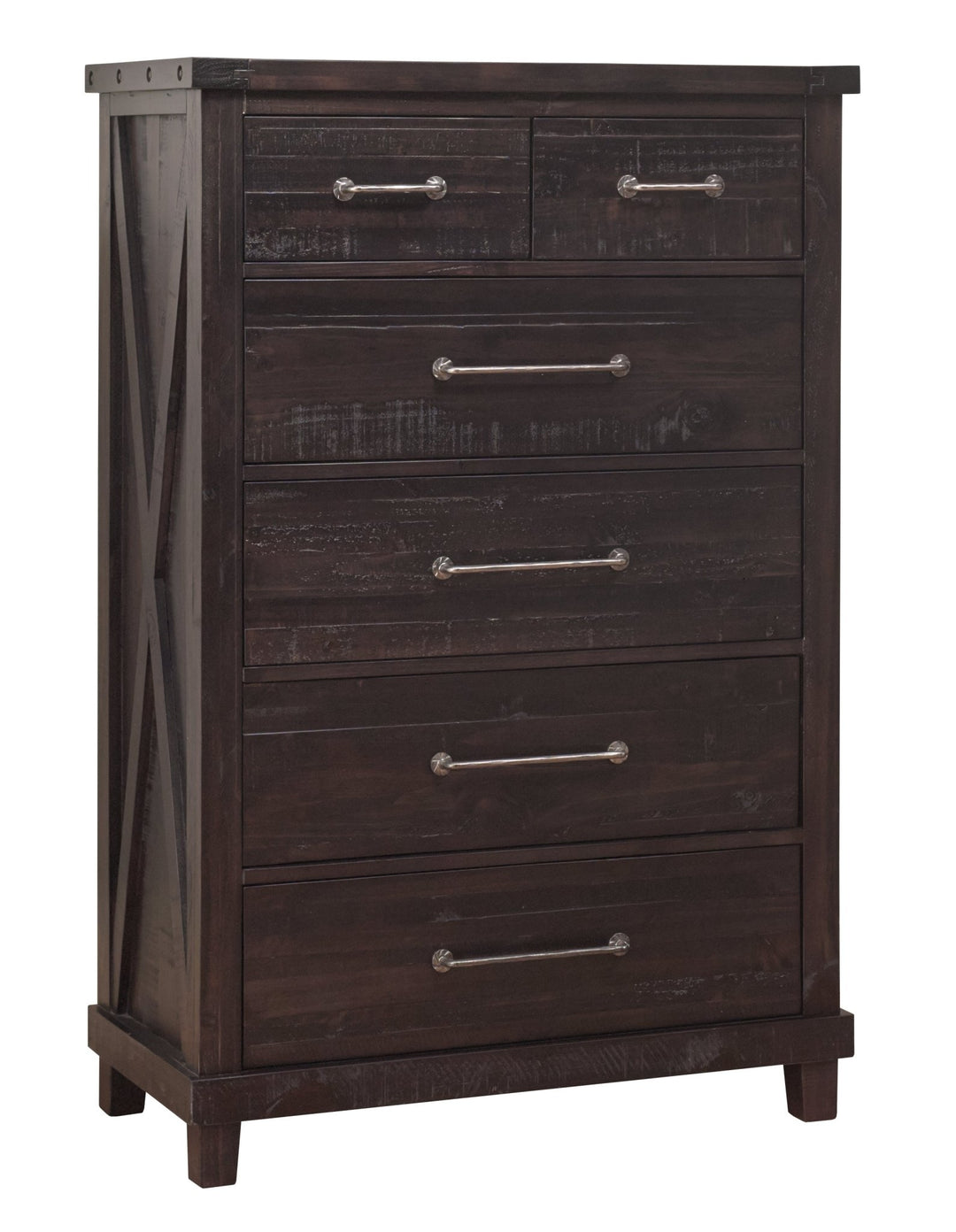 Yosemite Solid Wood Chest in Cafe Chest modern furniture Contempo Furniture