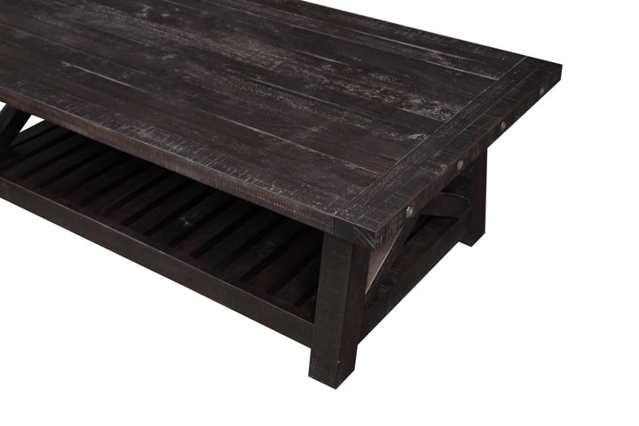 Yosemite Solid Wood Coffee Table in Cafe Coffee Table modern furniture Contempo Furniture