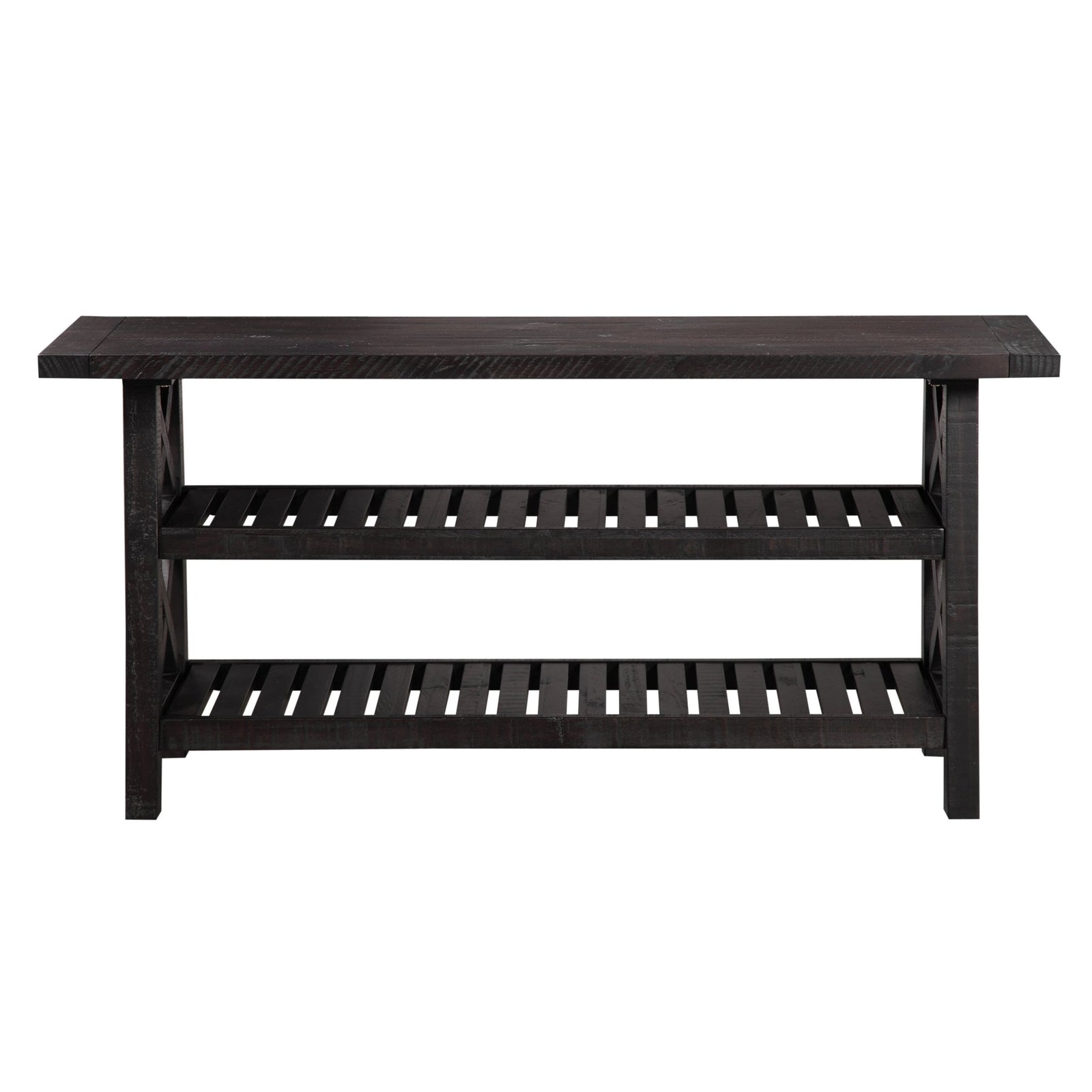 Yosemite Solid Wood Console Table in Cafe Console Table modern furniture Contempo Furniture