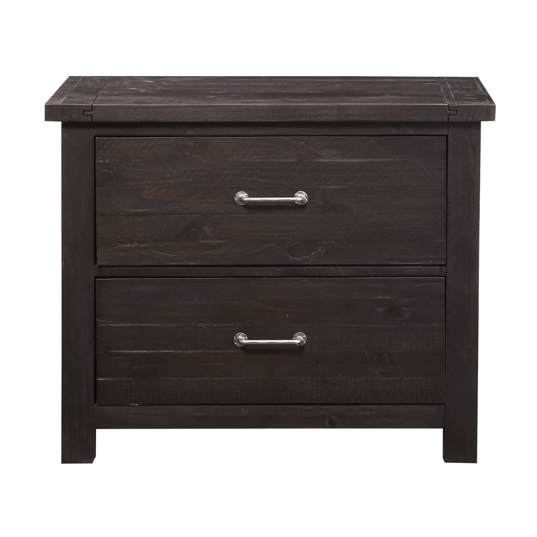 Yosemite Solid Wood Lateral File Cabinet in Cafe File Cabinet modern furniture Contempo Furniture