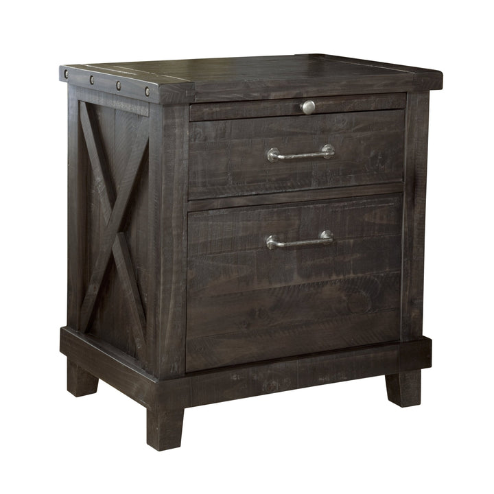 Yosemite Solid Wood Nightstand in Cafe Nightstand modern furniture Contempo Furniture