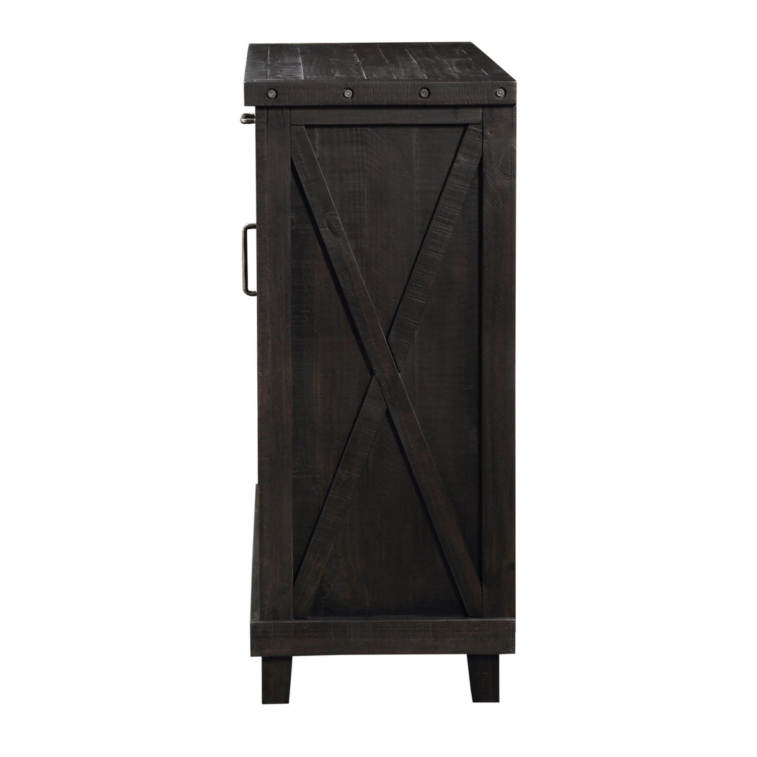 Yosemite Solid Wood Wine Bar in Cafe Sideboard modern furniture Contempo Furniture