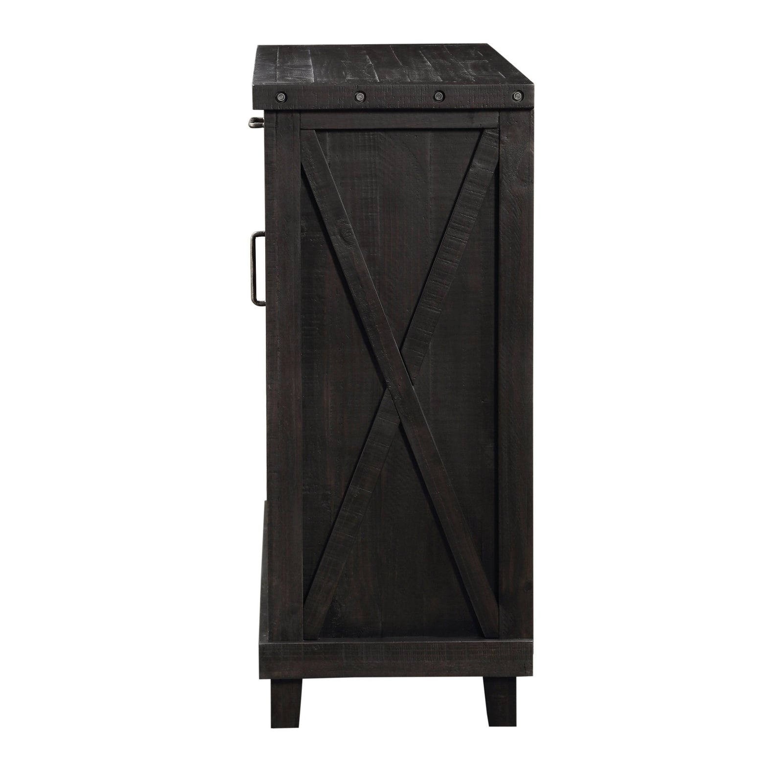 Yosemite Solid Wood Wine Bar in Cafe Sideboard modern furniture Contempo Furniture