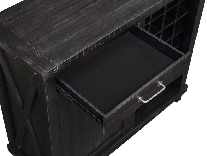 Yosemite Solid Wood Wine Bar in Cafe Sideboard modern furniture Contempo Furniture