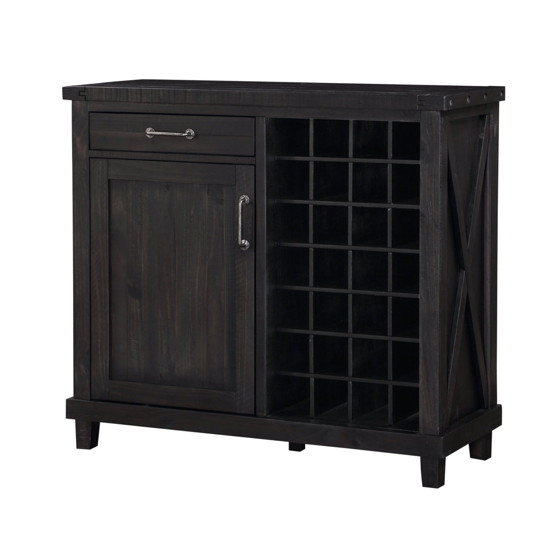 Yosemite Solid Wood Wine Bar in Cafe Sideboard modern furniture Contempo Furniture